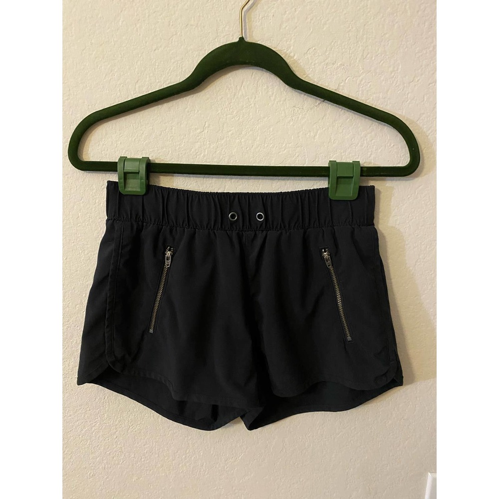 Women's Athleta Black Shorts Zipper Pockets